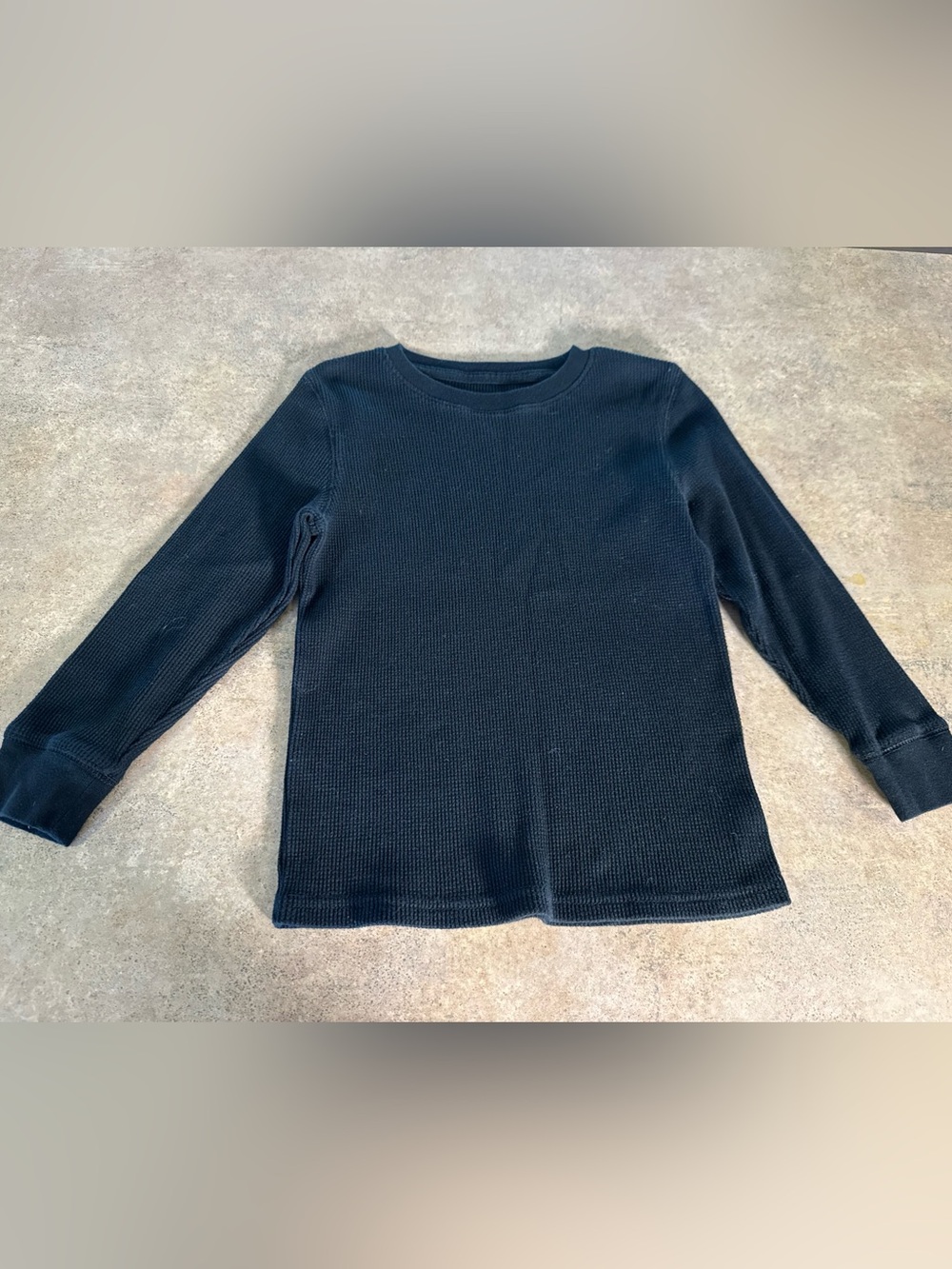 Cat & Jack Youth Black Long Sleeve Thermal Tee Boys 5T